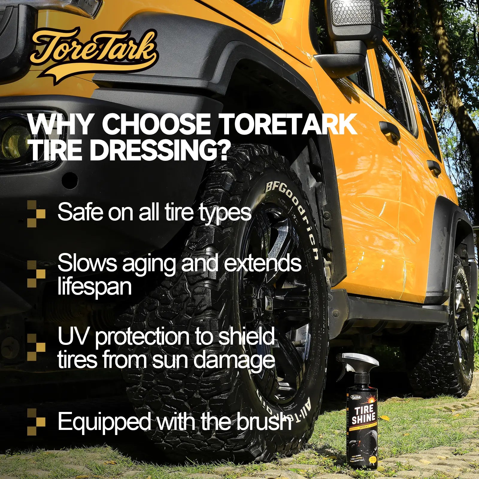 TORETARK Tire Shine Spray