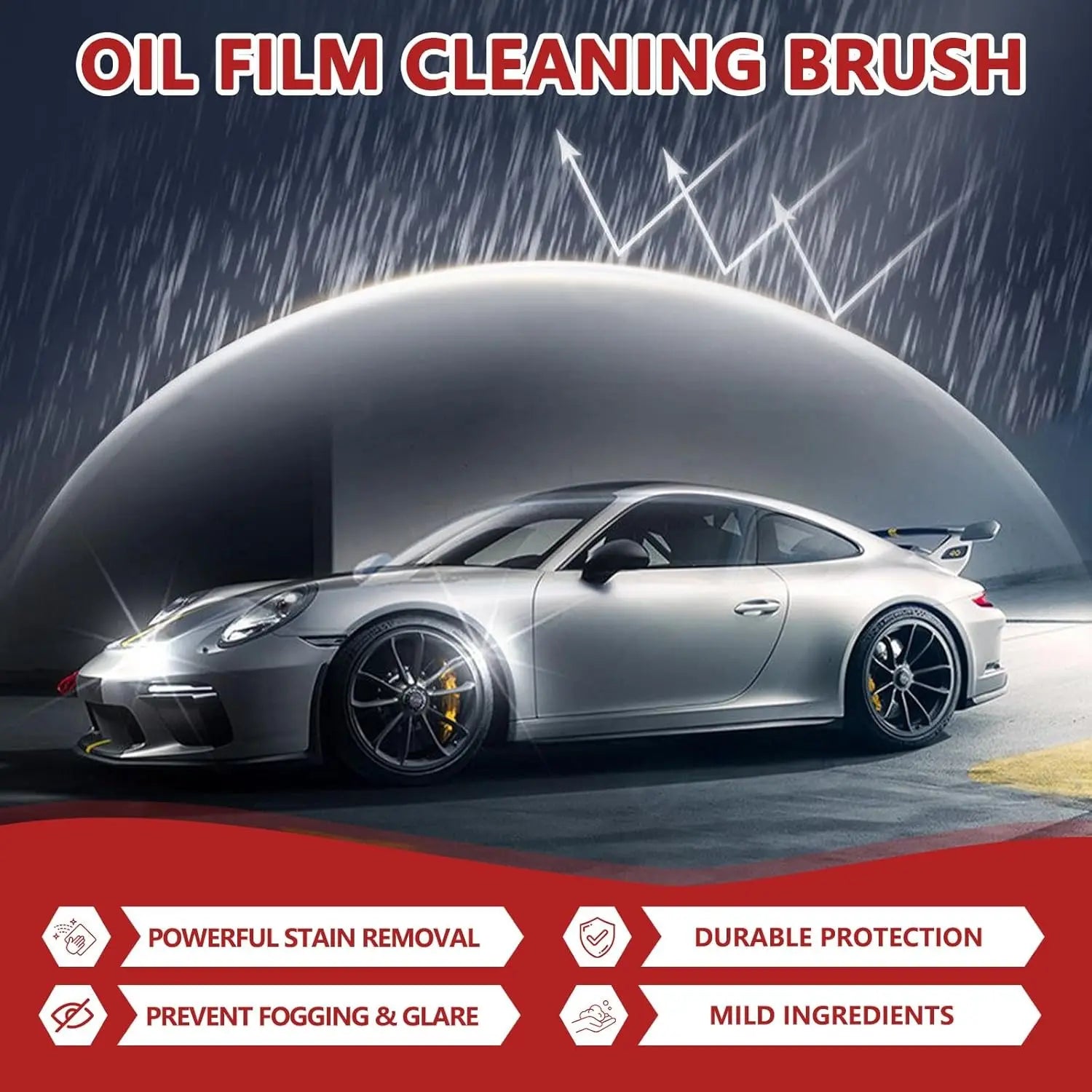 Ogas Automotive Handheld Oil Flmr Cream,Glass Decontaminationwithouttraces,Window Oil Film Cleaning,Fastcleaning, Compactand Easy to Cary-100G Degreaser Cleaner