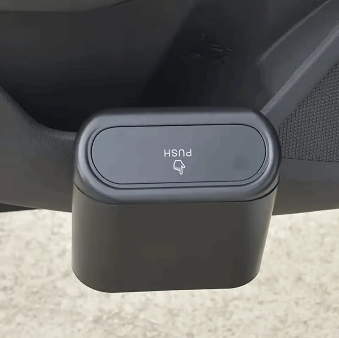 Black Mini Car Trash Can