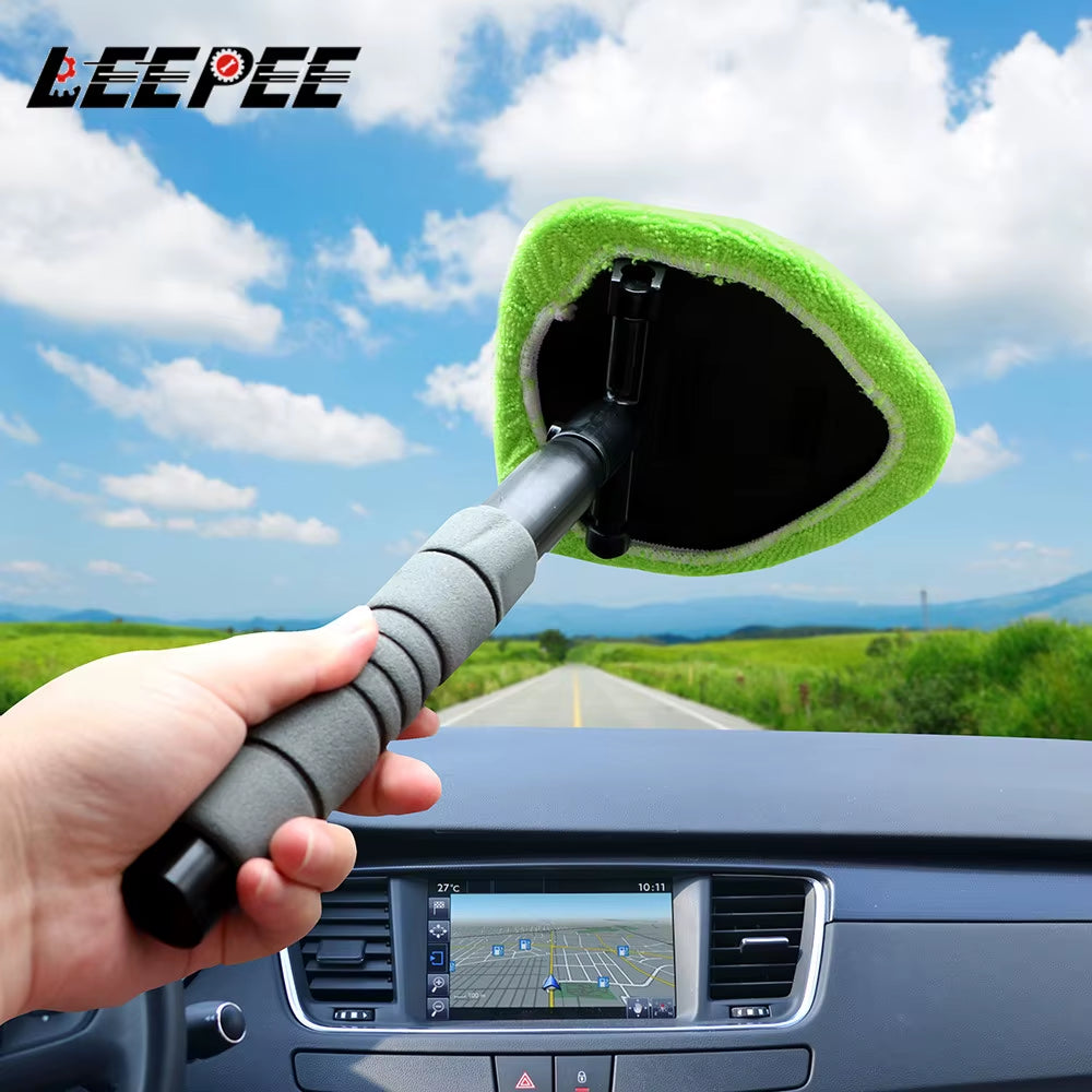 Telescopic Microfiber Car Window Cleaner and Mist Eliminator