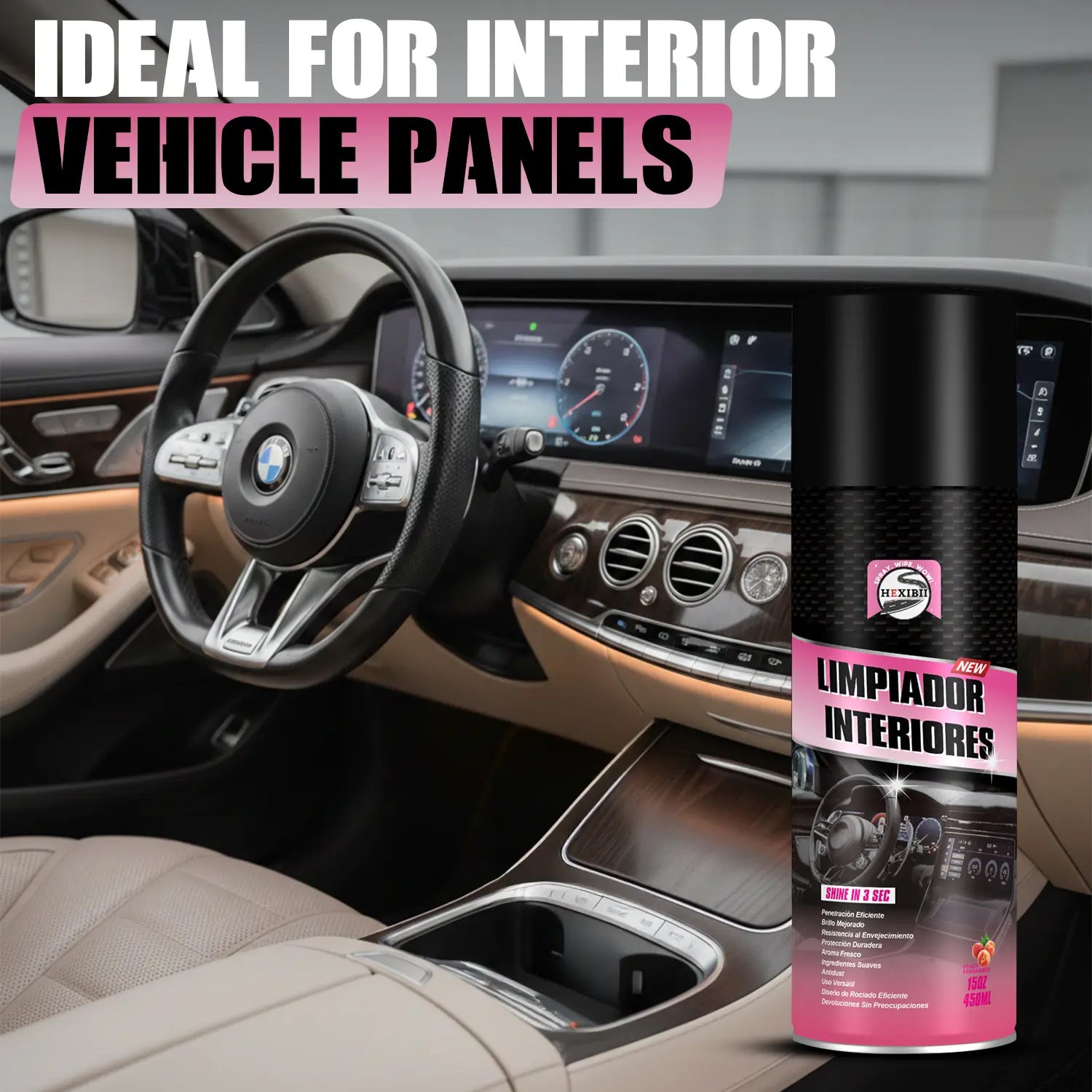 Ultimate Car Interior Polish and Cleaner Spray