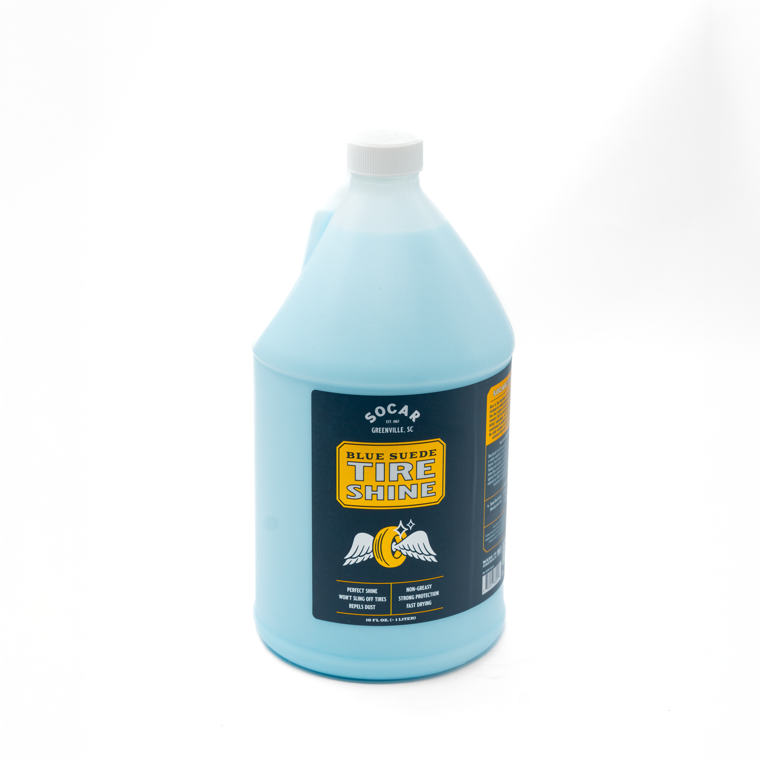 Blue Suede Tire Shine with Protect Shield Formula™