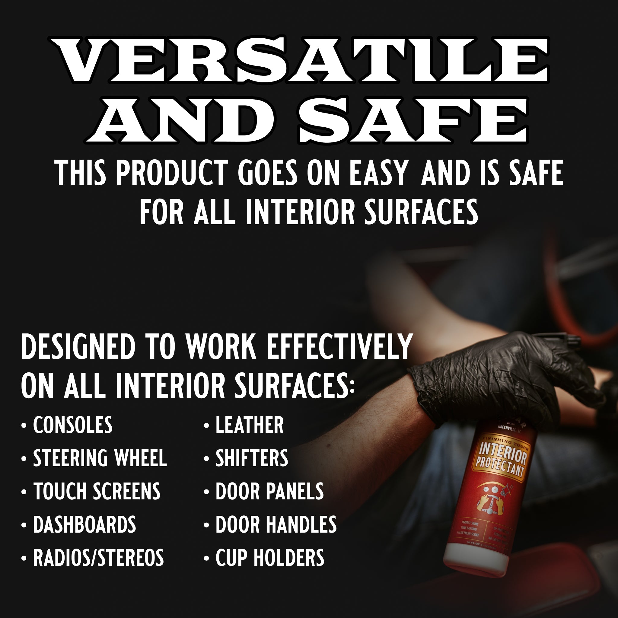 Finishing Touch Interior Protectant with Moisture Lock Technology™
