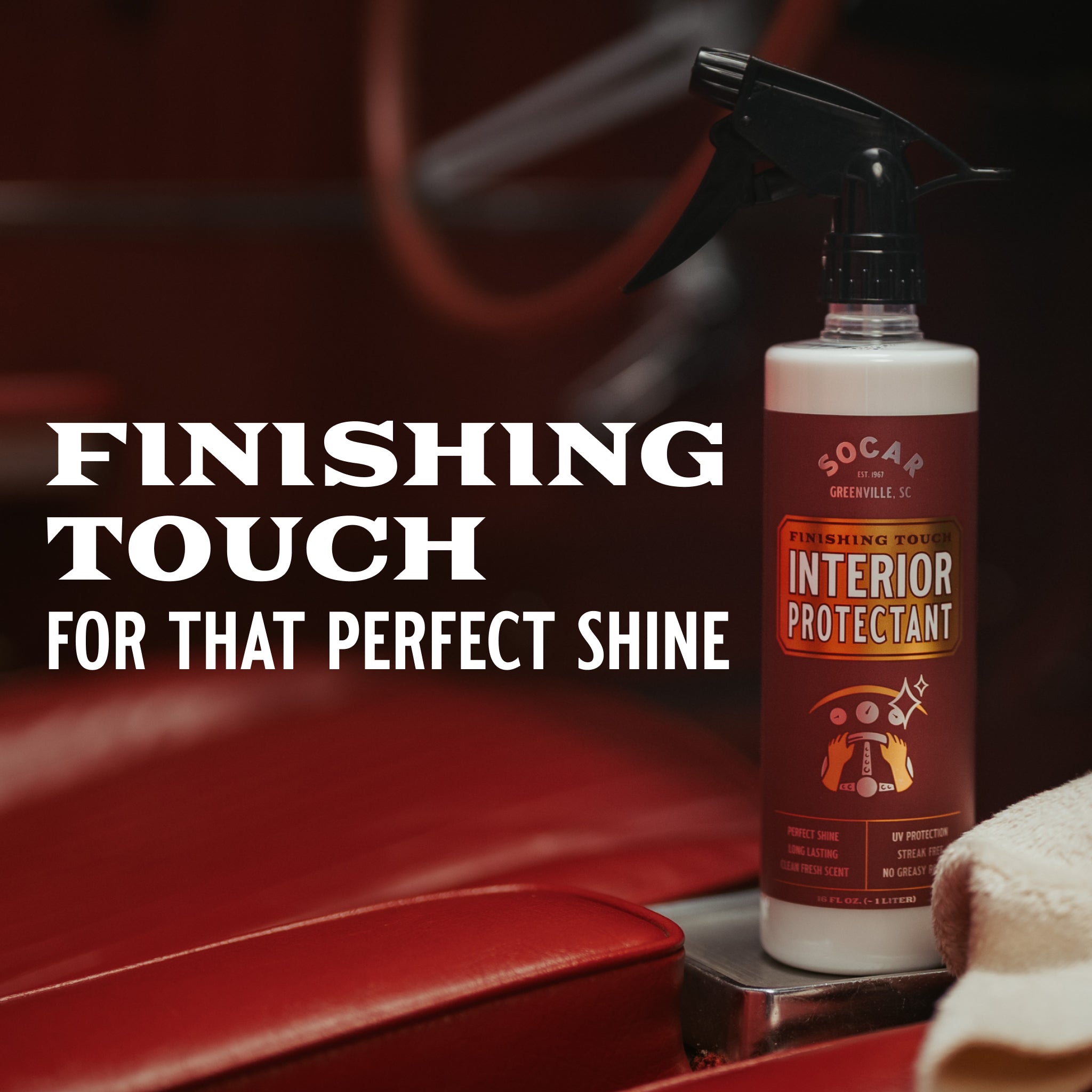 Finishing Touch Interior Protectant with Moisture Lock Technology™