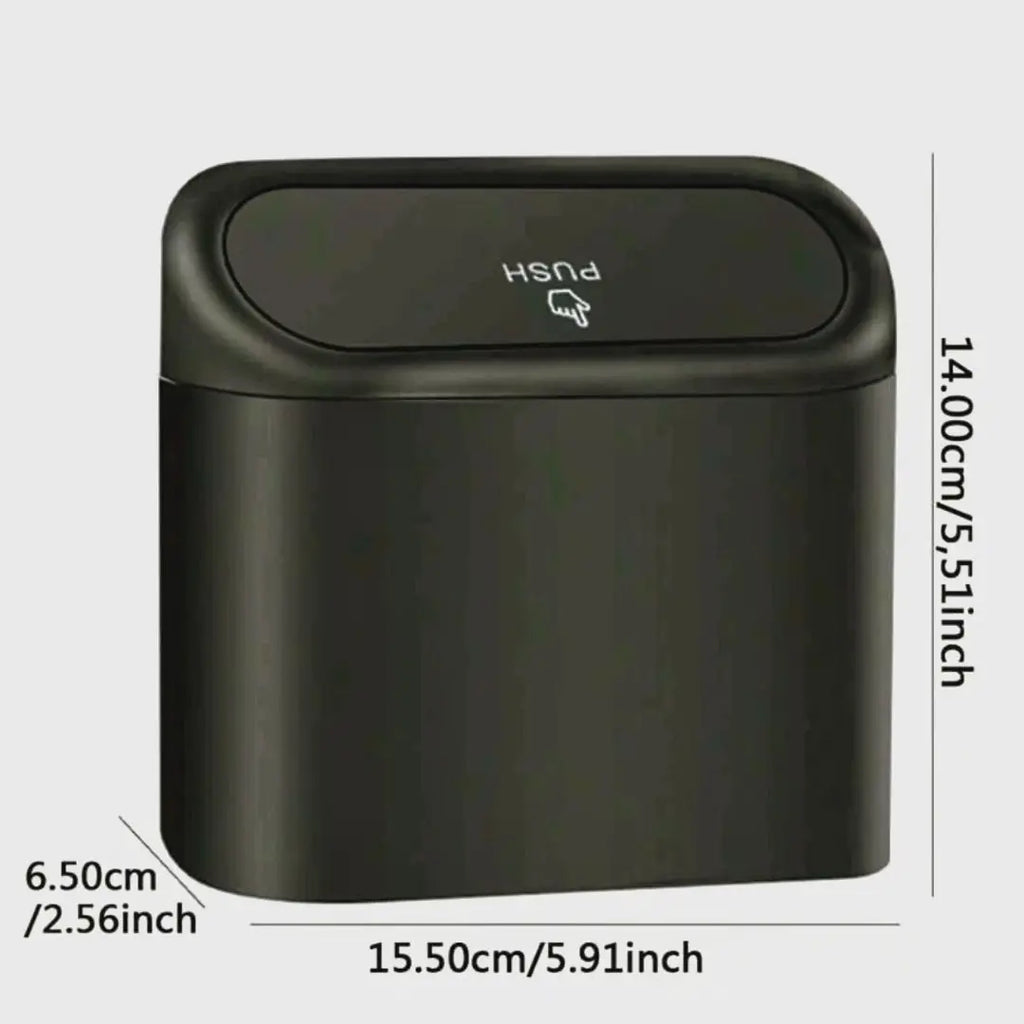 Black Mini Car Trash Can