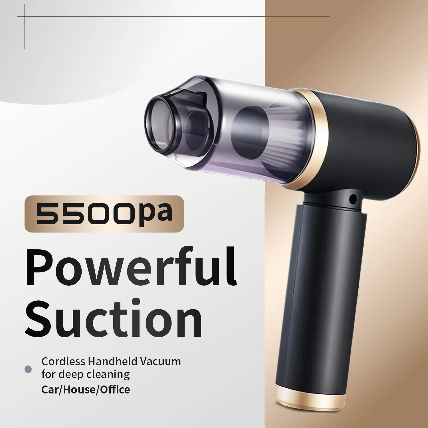 Powerful Handheld Wireless Vacuum Cleaner, with Strong Suction for  Car