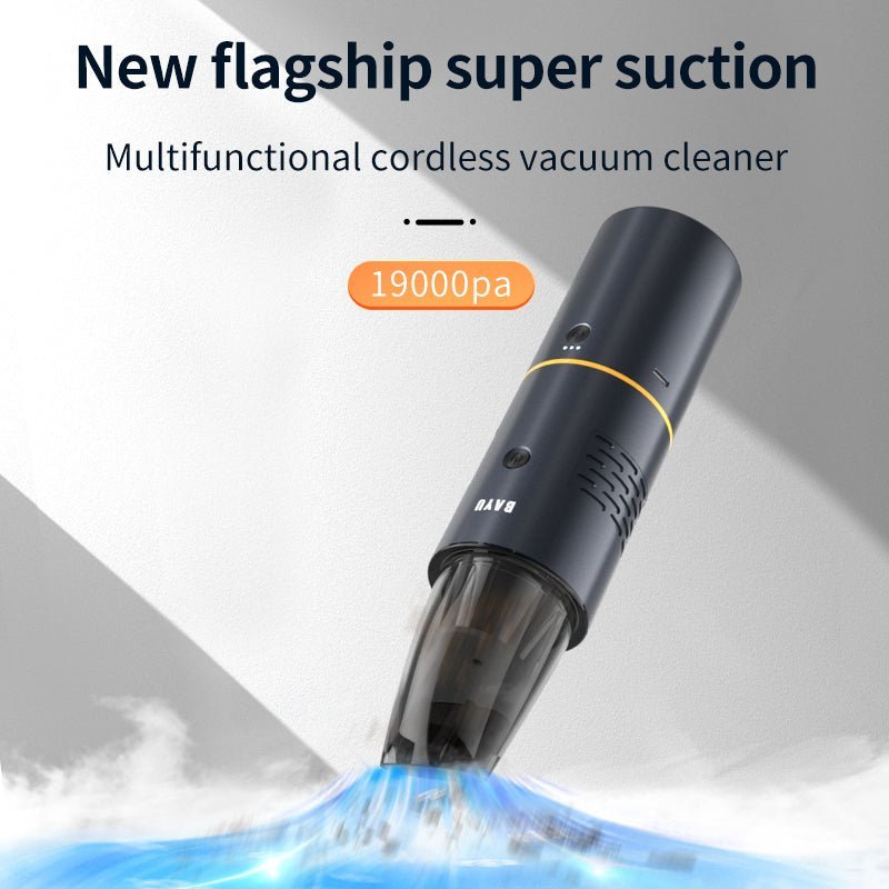 BAYU Wireless Handheld Car Vacuum Cleaner | 19500Pa Suction 60Min Runtime
