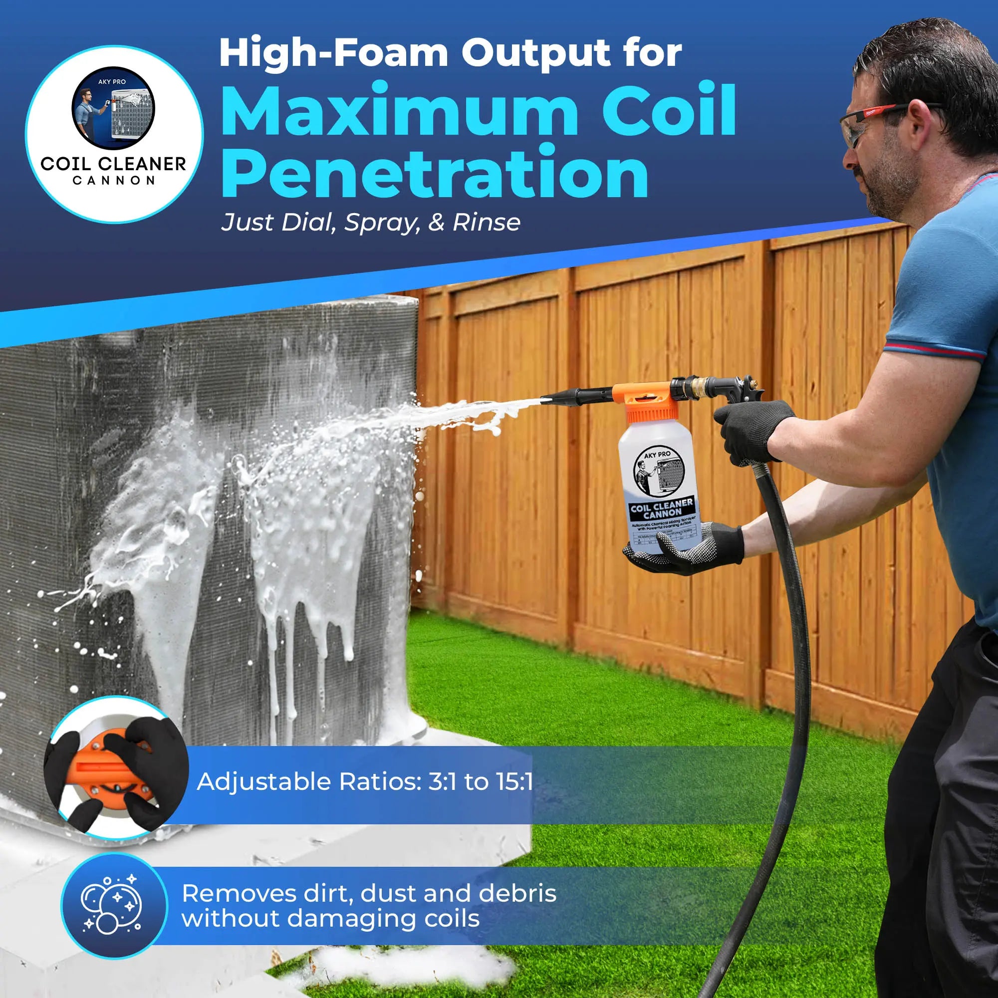 AKY PRO - Coil Cleaner Cannon